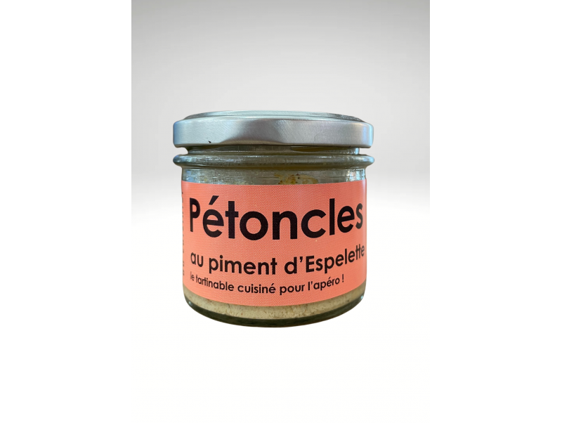 ATELIER DU CUISINIER RILLETTES DE PETONCLES AU PIMENT D'ESPELETTE