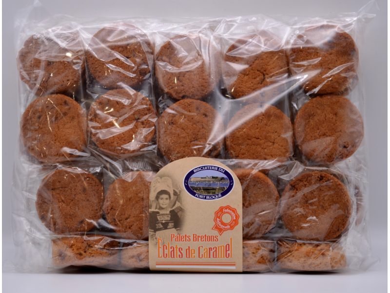 Palets bretons aux éclats de caramel au beurre salé - 600g