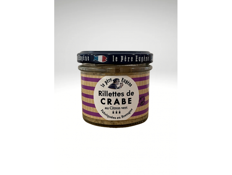 LE PERE EUGENE RILLETTES DE CRABE AU CITRON VERT 
