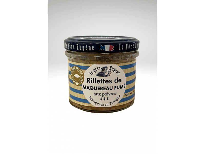 LE PERE EUGENE RILLETTES DE MAQUEREAU FUME AUX POIVRES 