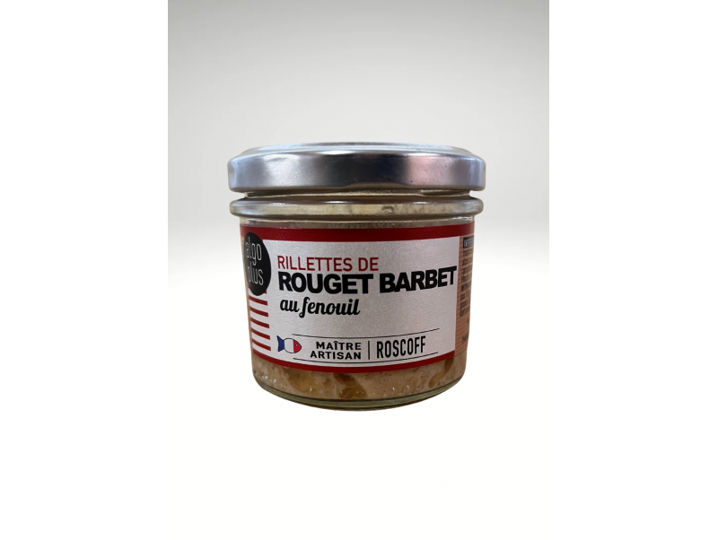ALGO PLUS RILLETTES DE ROUGET BARBET AU FENOUIL 