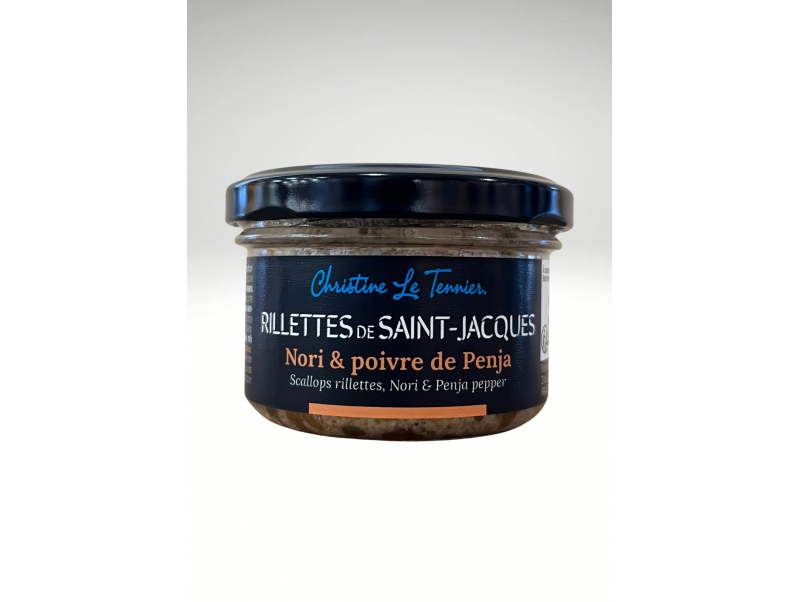 CHRISTINE LE TENNIER RILLETTES DE SAINT-JACQUES NORI & POIVRE DE PENJA 