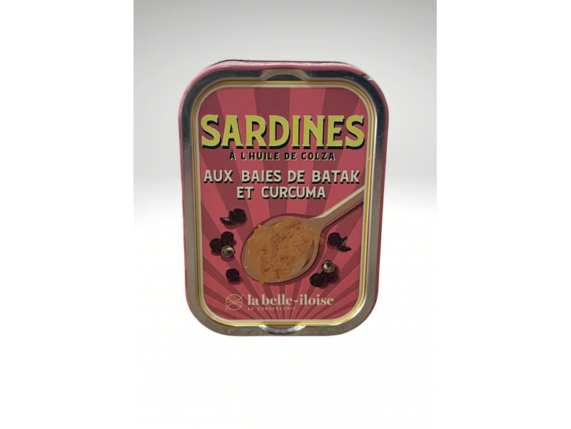 LA BELLE ILOISE SARDINES AUX BAIES DE BATAK ET CURCUMA 