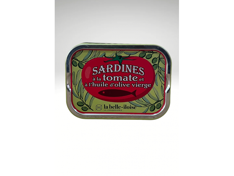 LA BELLE ILOISE SARDINES A LA TOMATE ET A L'HUILE D'OLIVE VIERGE 
