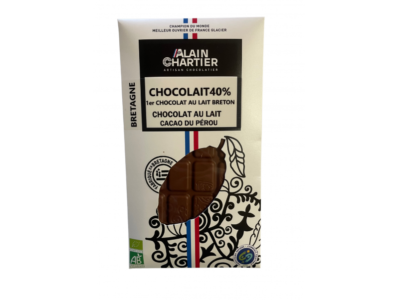 TABLETTE CHOCOLAT AU LAIT 