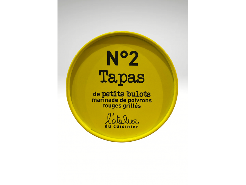 ATELIER DU CUISINIER N°2  TAPAS - BULOTS MARINADE DE POIVRONS ROUGES GRILLES 