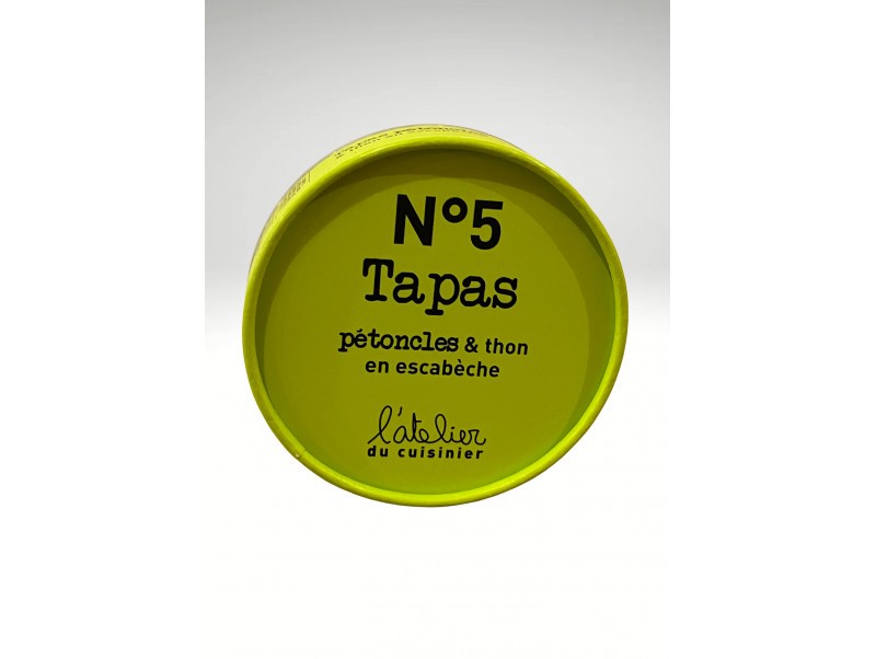 ATELIER DU CUISINIER N°5 TAPAS - PETONCLES ET THON ESCABECHE 