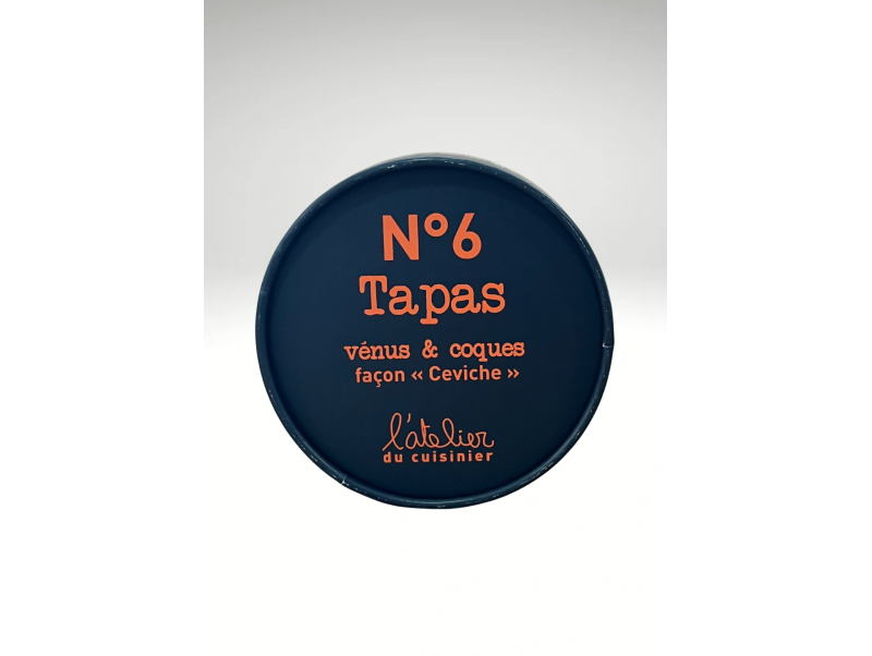 ATELIER DU CUISINIER N°6 TAPAS - VENUS ET COQUES FACON CEVICHE  