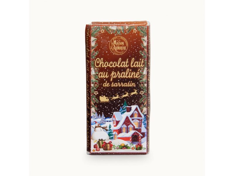 TABLETTE CHOCOLAT AU LAIT AU PRALINÉ DE SARRASIN 
