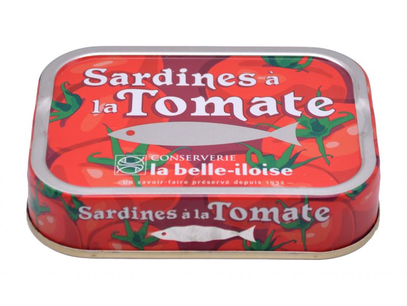 Sardines à l'huile de tournesol et à la tomate 