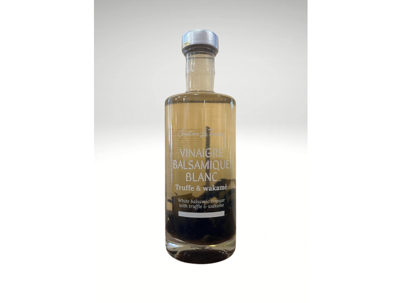 CHRISTINE LE TENNIER VINAIGRE BALSAMIQUE BLANC TRUFFE & WAKAME 
