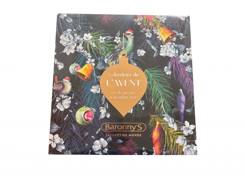 Calendrier de l'avent Thés et Tisanes Baronny's