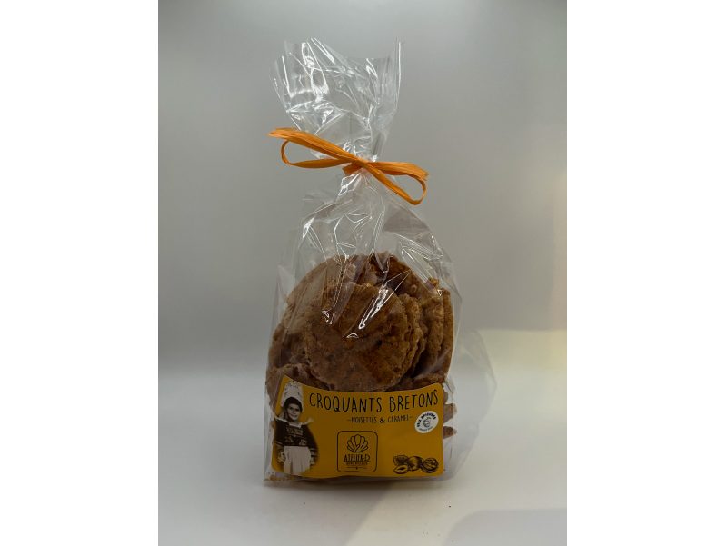 CROQUANTS BRETONS NOISETTES CARAMEL 