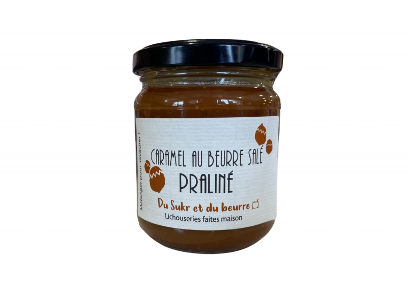 CARAMEL AU BEURRE SALÉ "DU SUKR ET DU BEURRE" PRALINÉ 220G