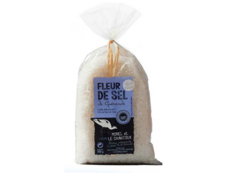Fleur de sel de Guérande en sachet vent d'ouest 