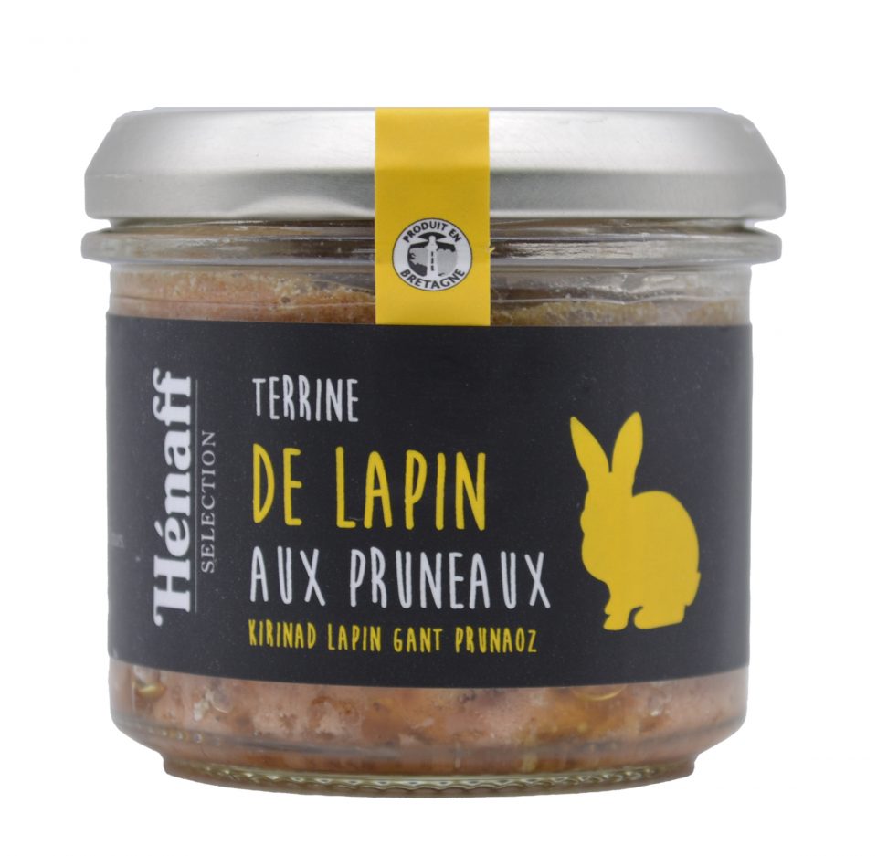 TERRINE DE LAPIN AUX PRUNEAUX 90G HENAFF